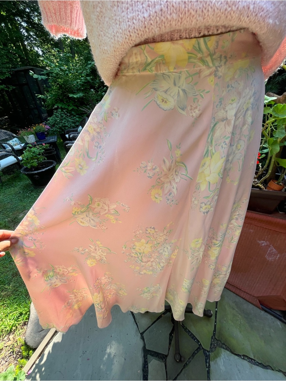 Ralph Lauren Purple Label 100% Silk Floral Midi - Picture 11 of 17